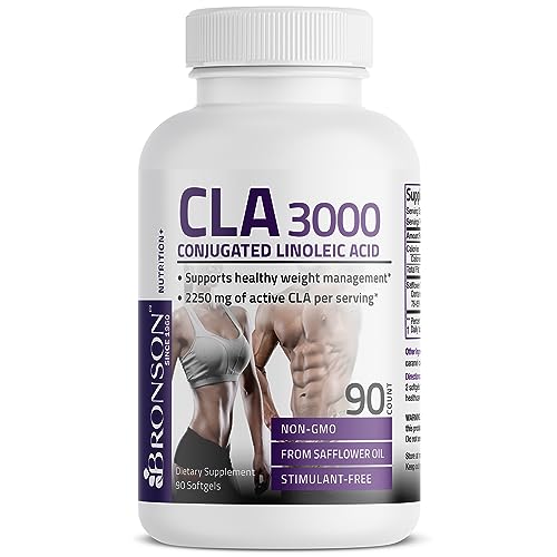 Bronson CLA 3000 High Potency Weight Management Softgels