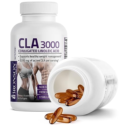 Bronson CLA 3000 High Potency Weight Management Softgels