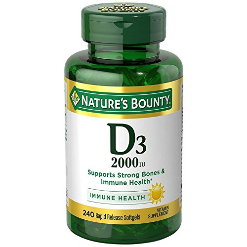 Nature's Bounty Vitamin D 2,000 IU Softgels