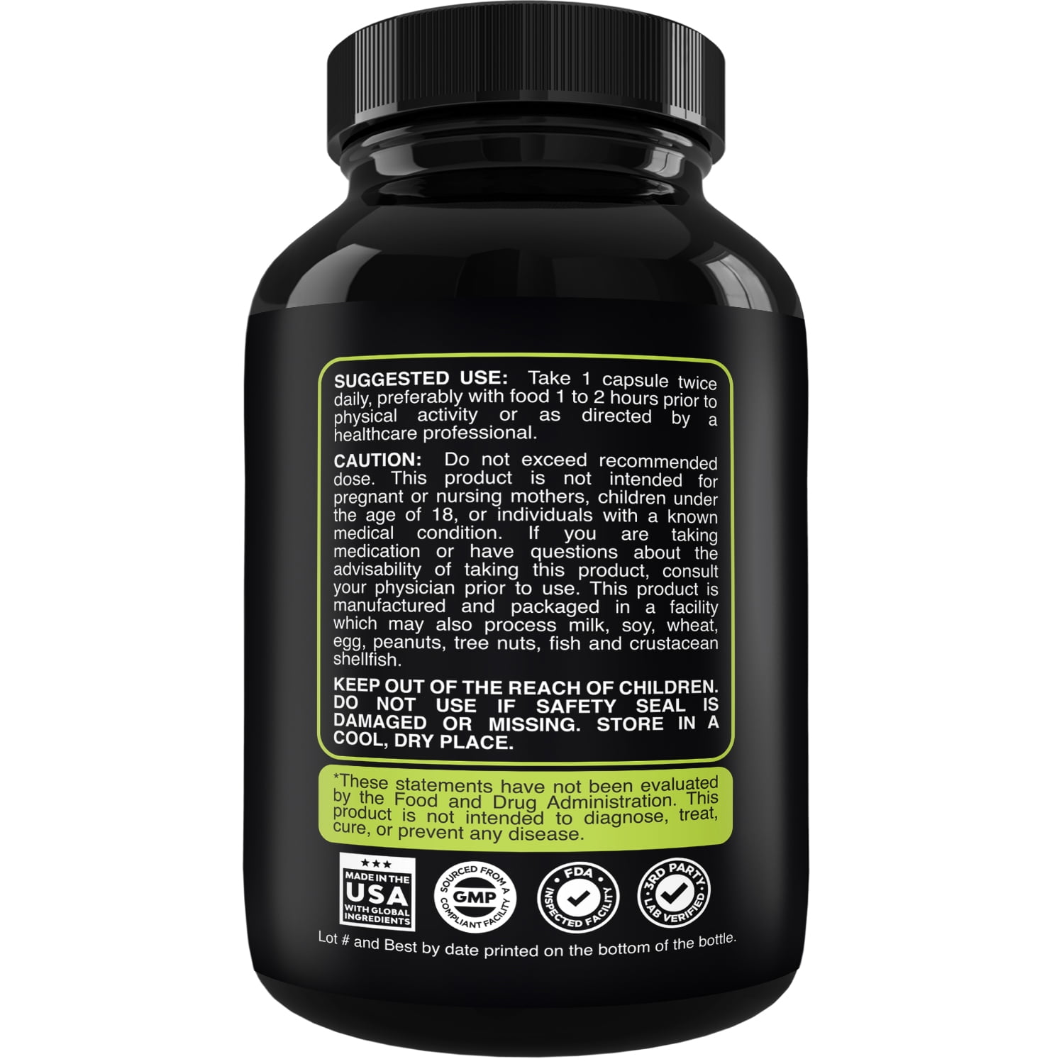 Brain Boost Nootropic Supplement with Ginkgo Biloba