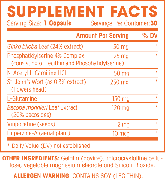 Brain Booster - Natural Cognitive Enhancer for Focus