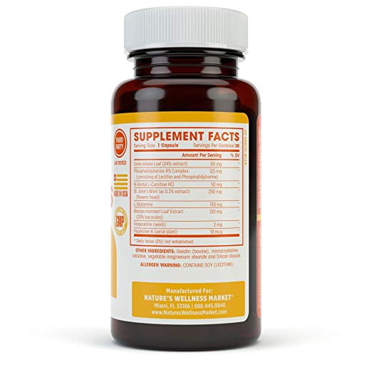 Brain Booster - Natural Cognitive Enhancer for Focus