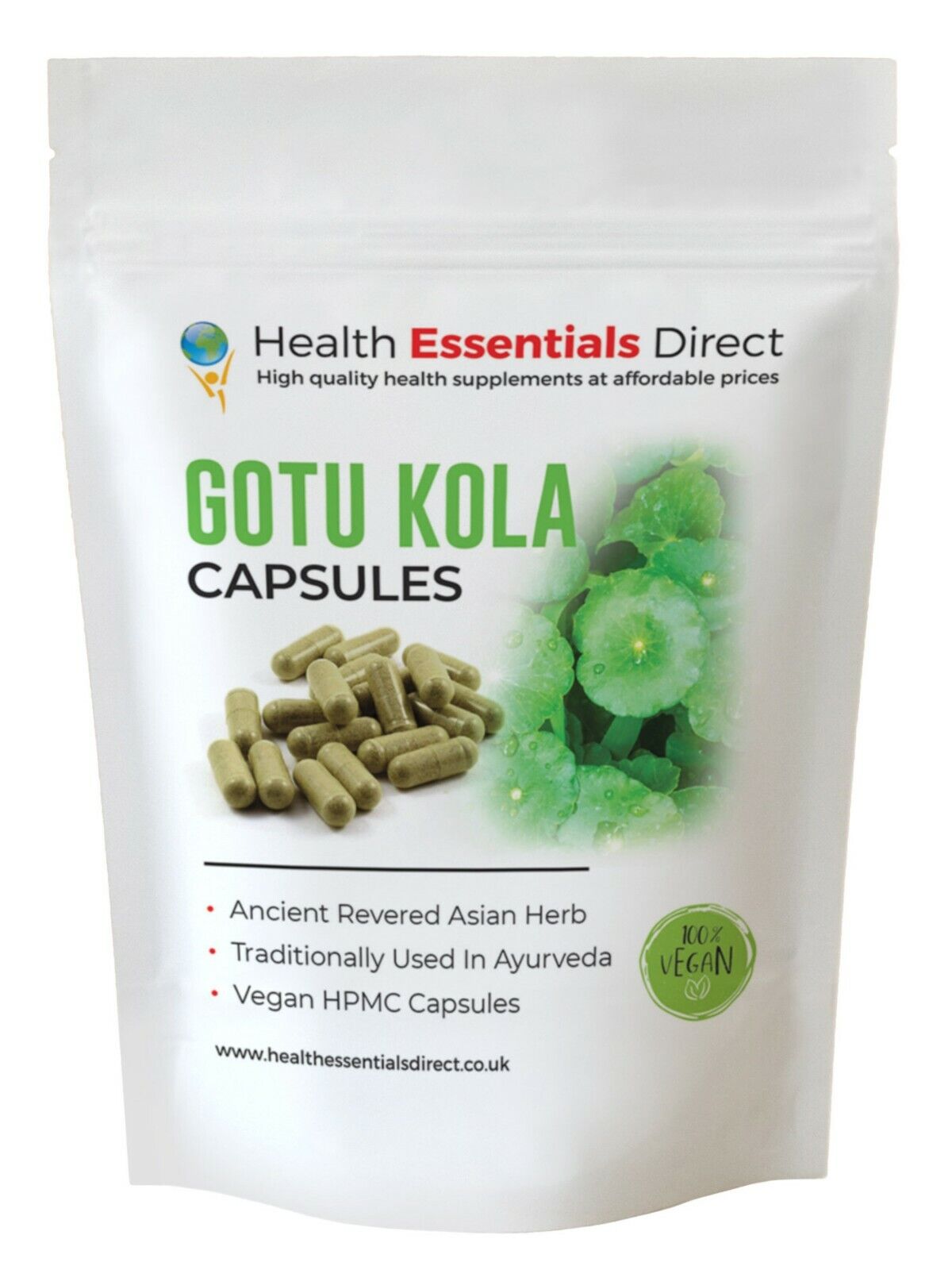 Gotu Kola Capsules for Brain Health and Memory