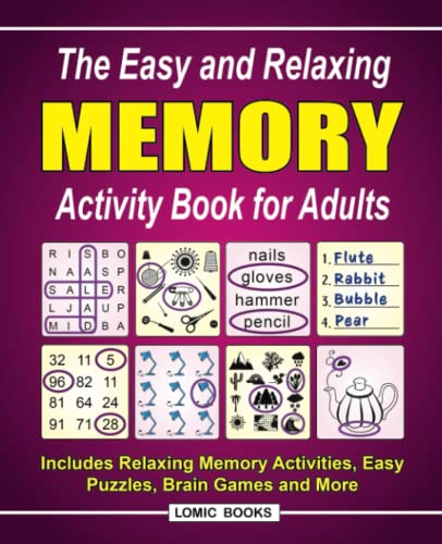 Relaxing Memory Activity Book for Adults