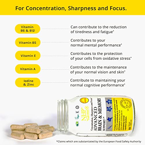 Brain & Memory Support - 60 Natural Capsules