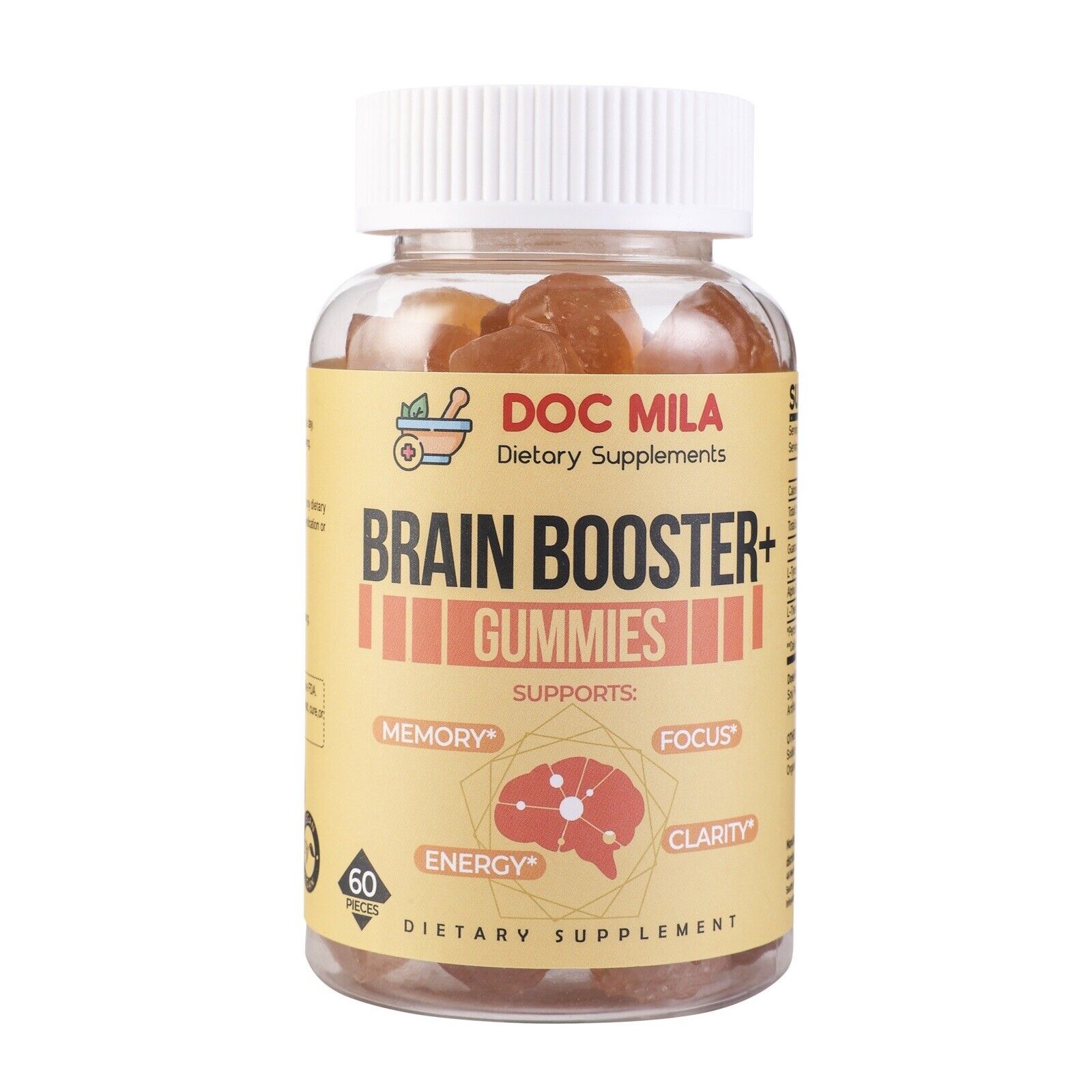 Brain Boosting Gummies for Energy and Focus