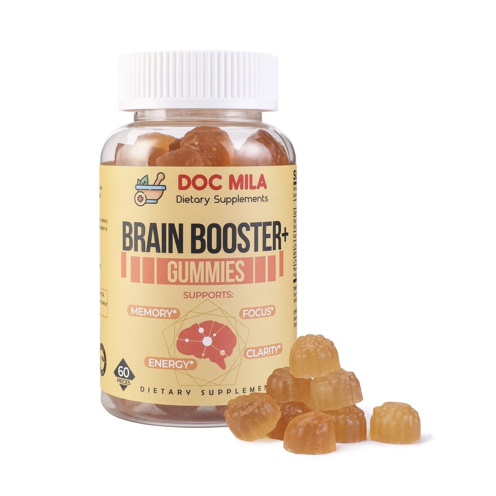 Brain Boosting Gummies for Energy and Focus