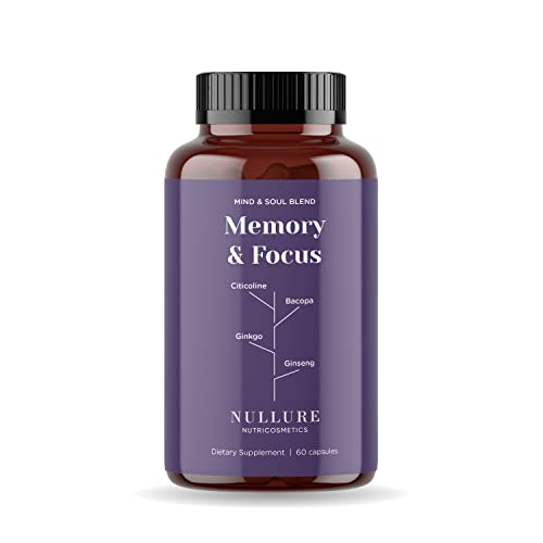 Natural Nootropic for Focus and Energy - 60 Capsules