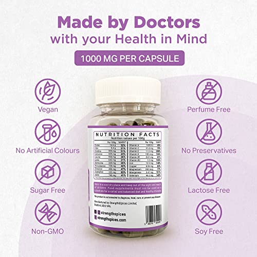 Memory Booster Supplement with Ginkgo Biloba, 60 Capsules