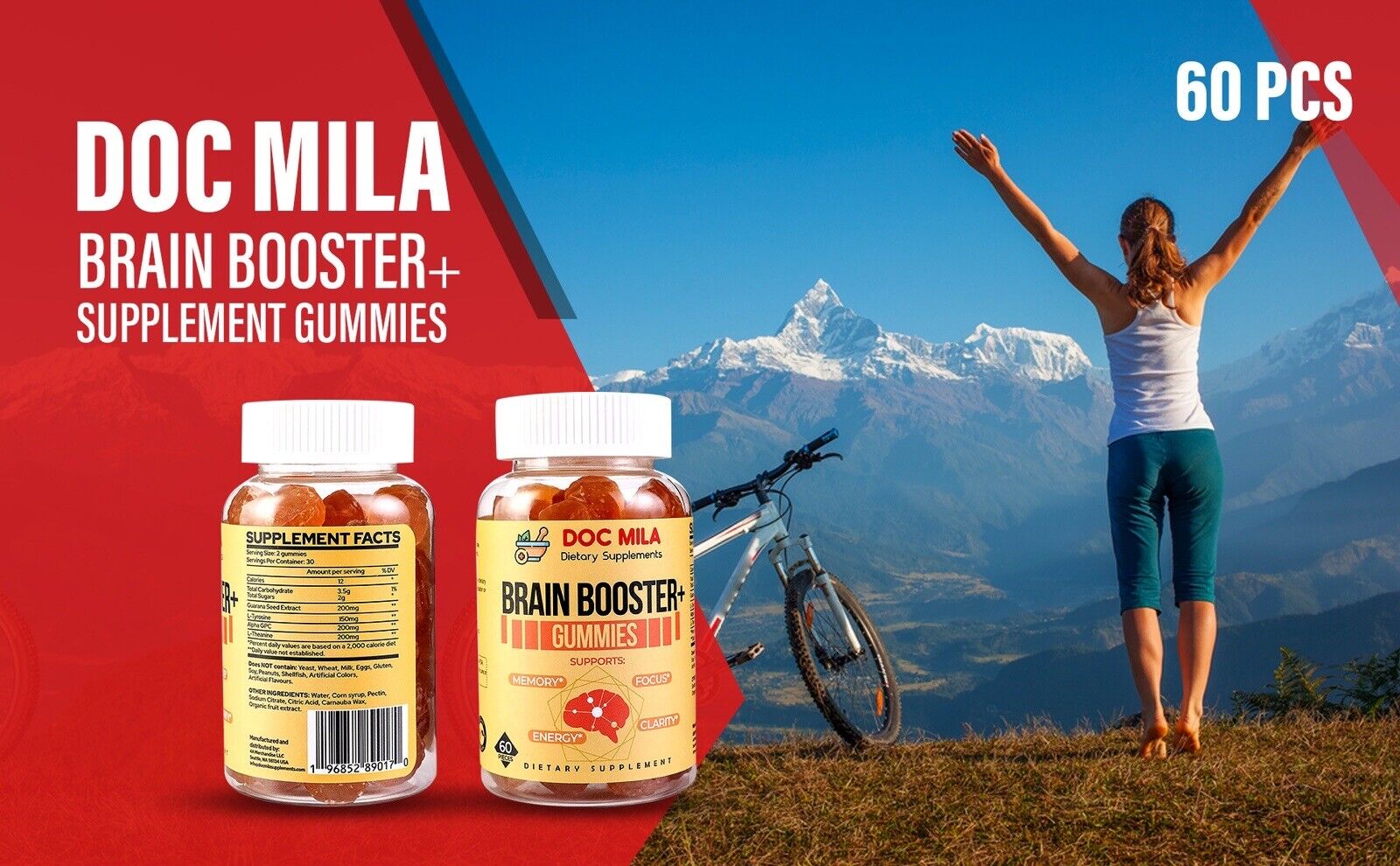 Brain Boosting Gummies for Energy and Focus