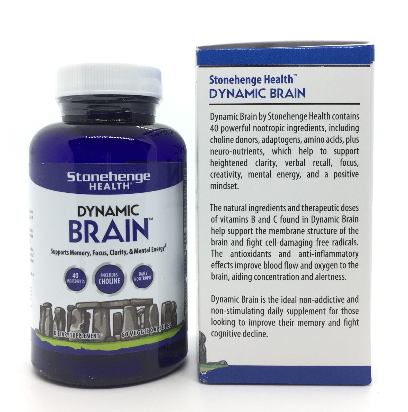 Stonehenge Health Dynamic Brain Supplement for Focus
