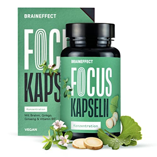 BRAINEFFECT FOCUS - Brain Boosting Capsules with B Vitamins