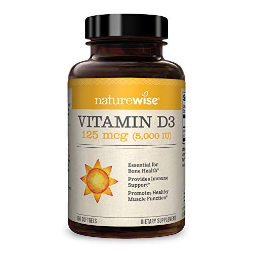 NatureWise Vitamin D3 5000iu softgels, 1 year supply