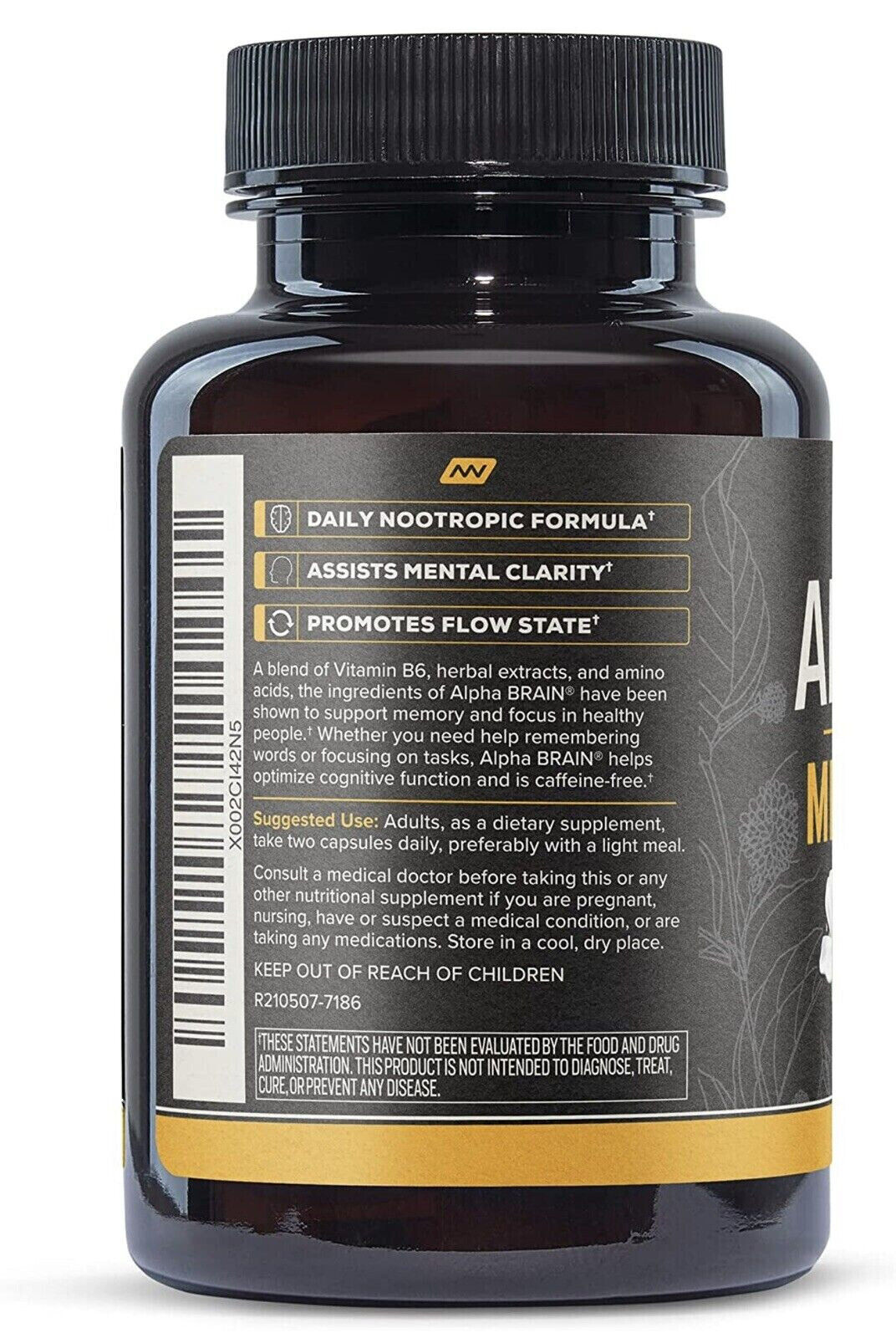 Onnit Alpha Brain Memory & Focus Supplement 30 Count
