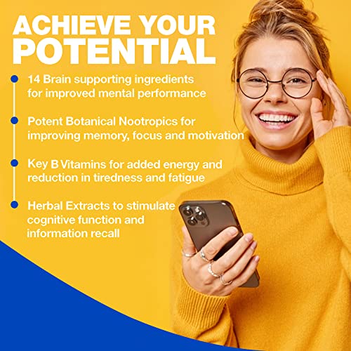 Brain Boost Focus Supplement with Lions Mane & More