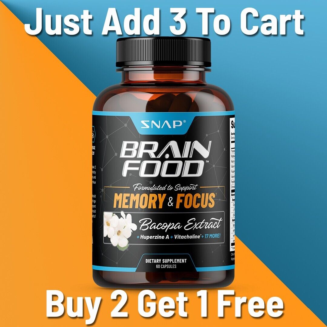Snap Alpha Brain Memory & Focus Capsules 60ct