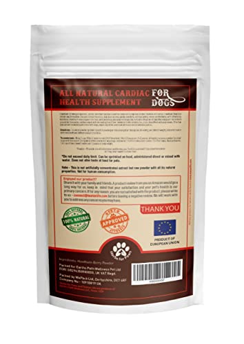Dog Heart Health Supplement with Hawthorn Berry Powder