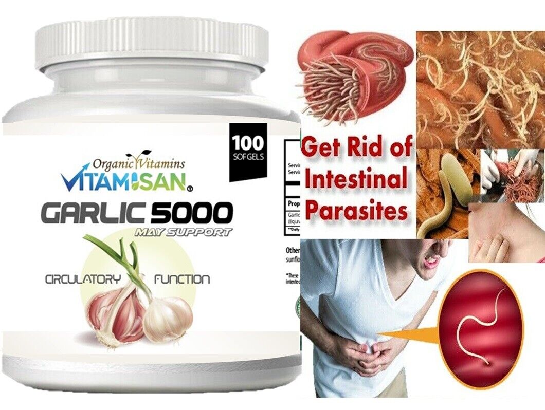 Garlic Extract 5000mg for Cholesterol Support 200 Pills