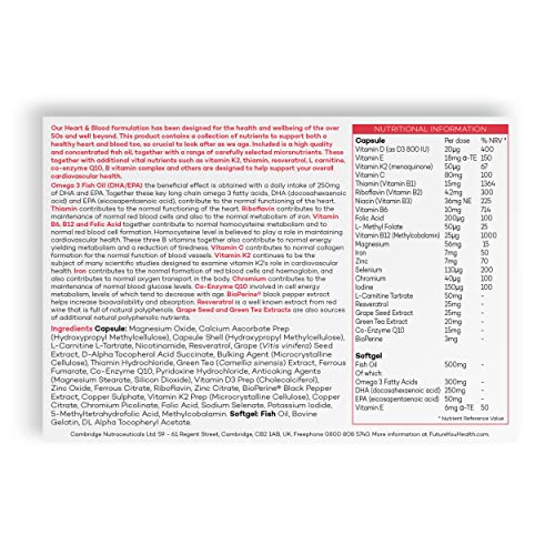 Prime Fifty Heart & Blood Multi-Nutrient Supplement