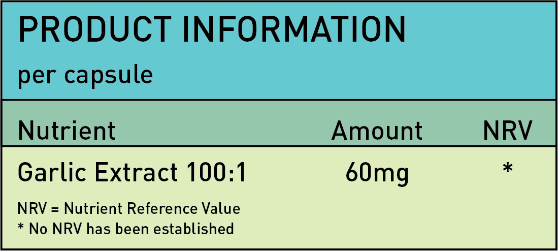 Garlic Ultra 6000mg - 60 Capsules for Immune Support