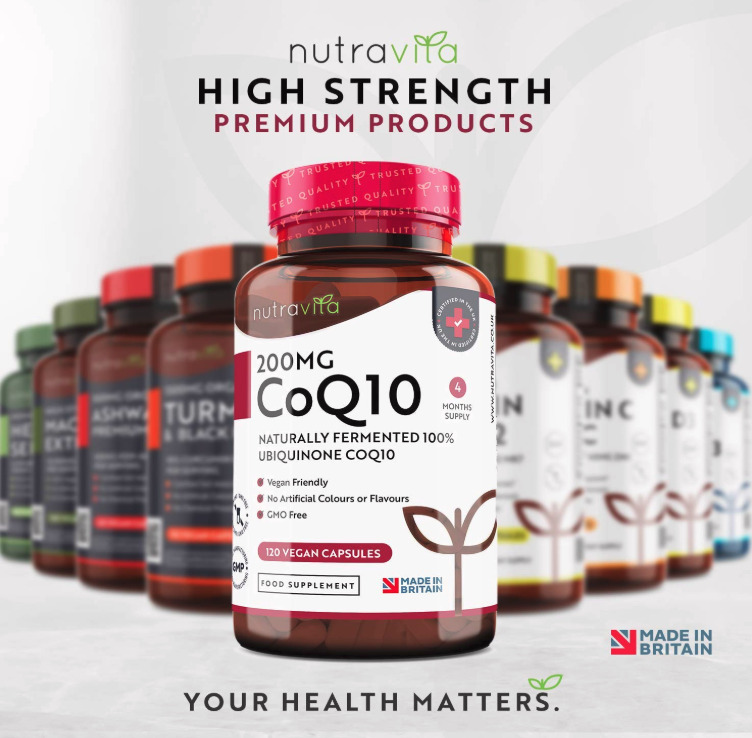 Coenzyme Q10 200mg - 120 Vegan Capsules