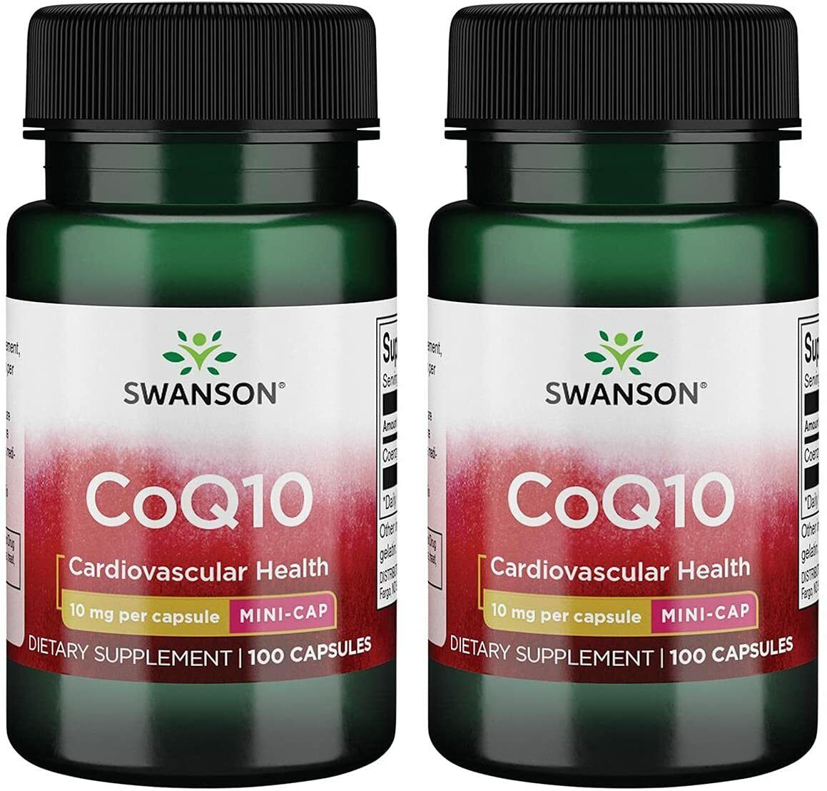 CoQ10 10mg Capsules for Heart Health - 2 Pack