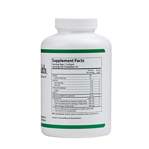 Omega 3 Fish Oil with Vitamin E for Heart Health