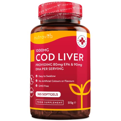 Nutravita 1000mg Fish Oil Capsules with Omega 3