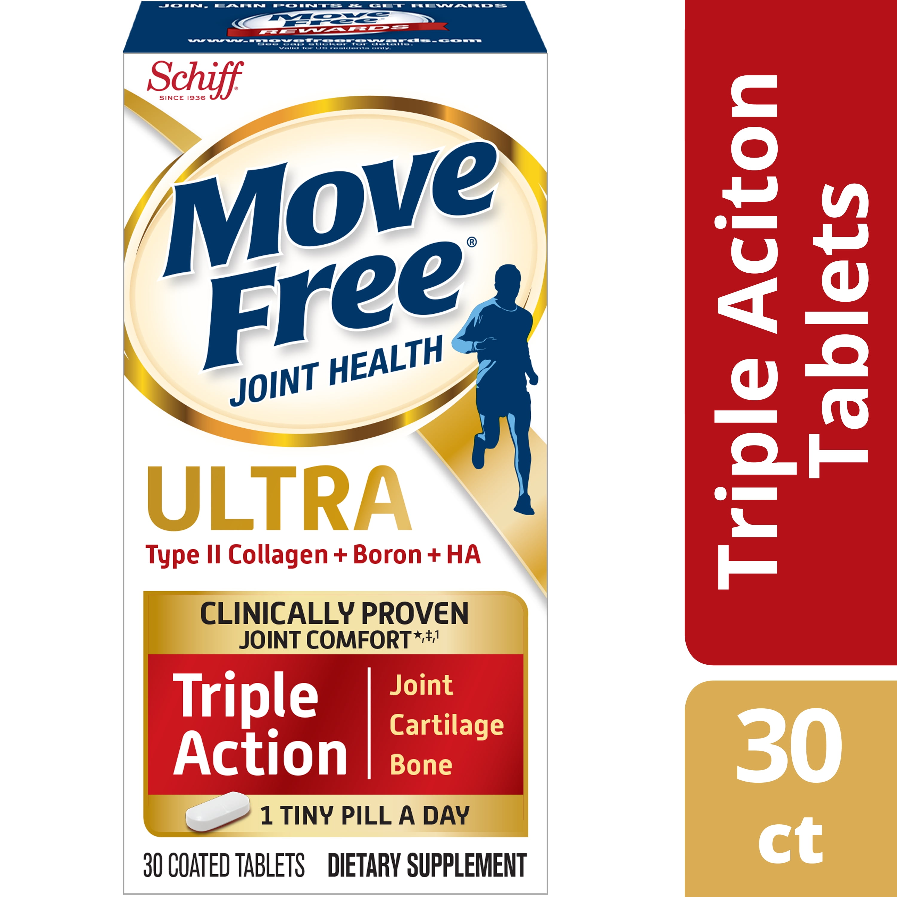 Move Free Ultra Triple Action Joint Support, 30 Tablets