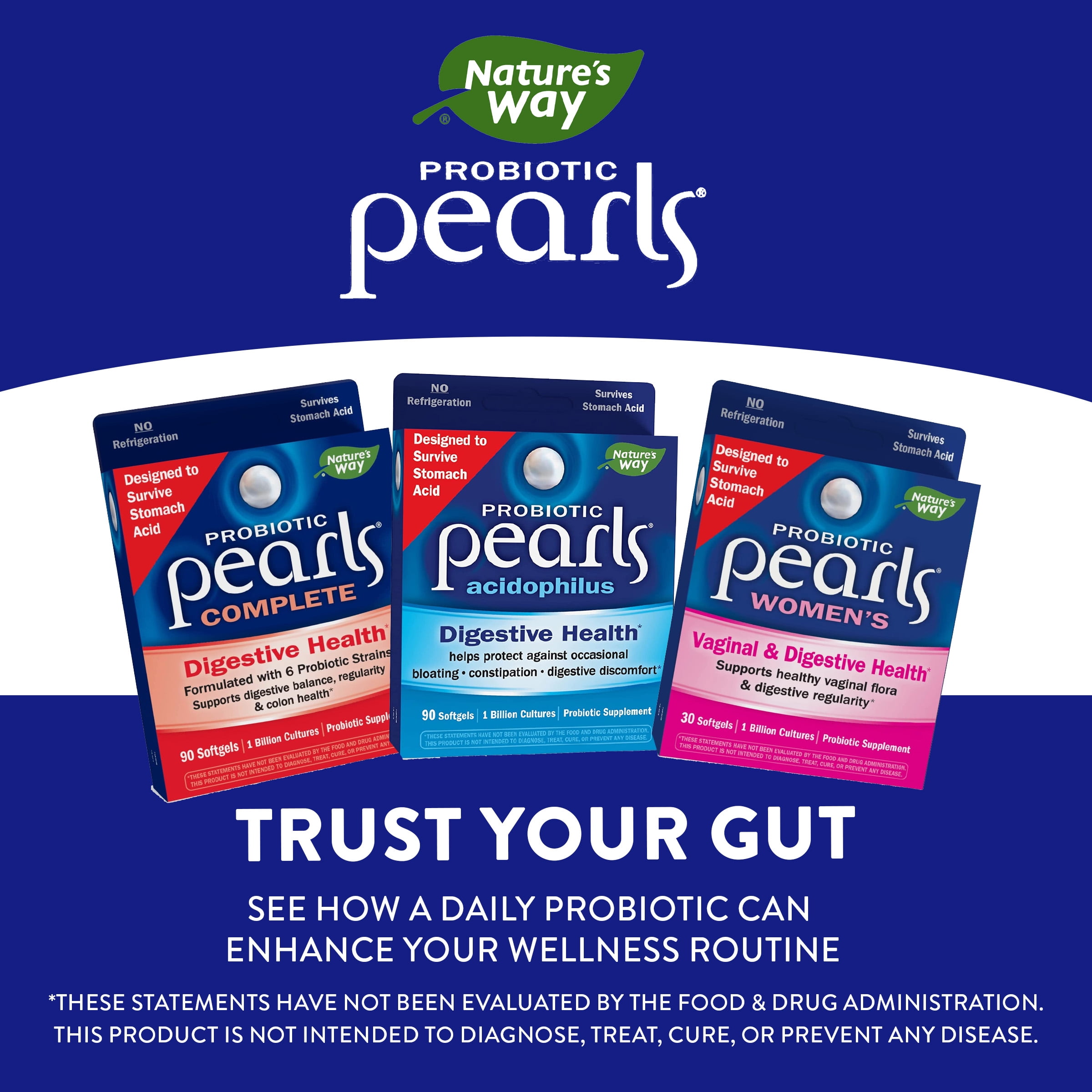Nature's Way Women's Probiotic Pearls, 30 Softgels