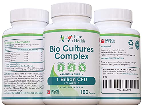 High Strength Vegan Probiotic Complex 180 Capsules