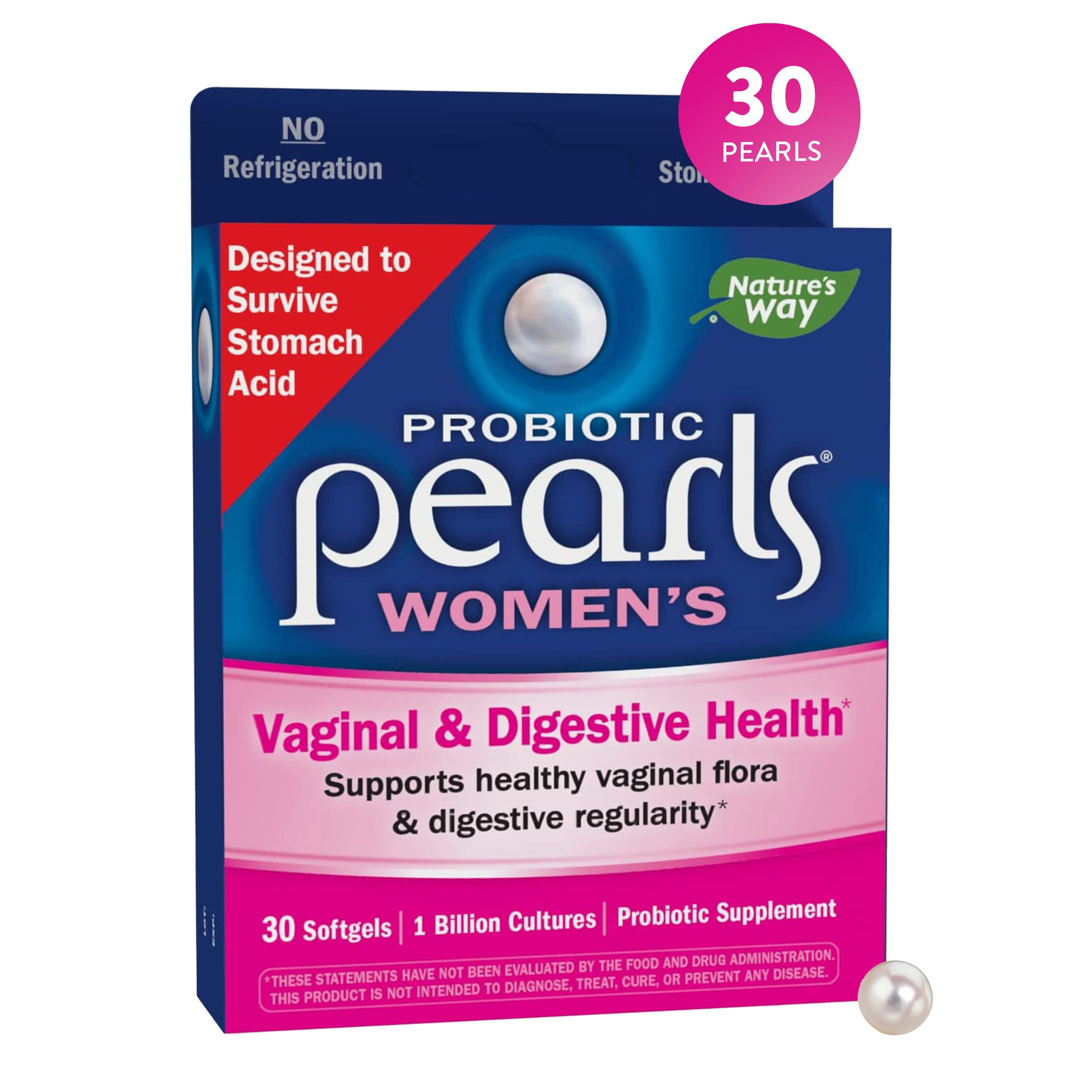 Nature's Way Women's Probiotic Pearls, 30 Softgels