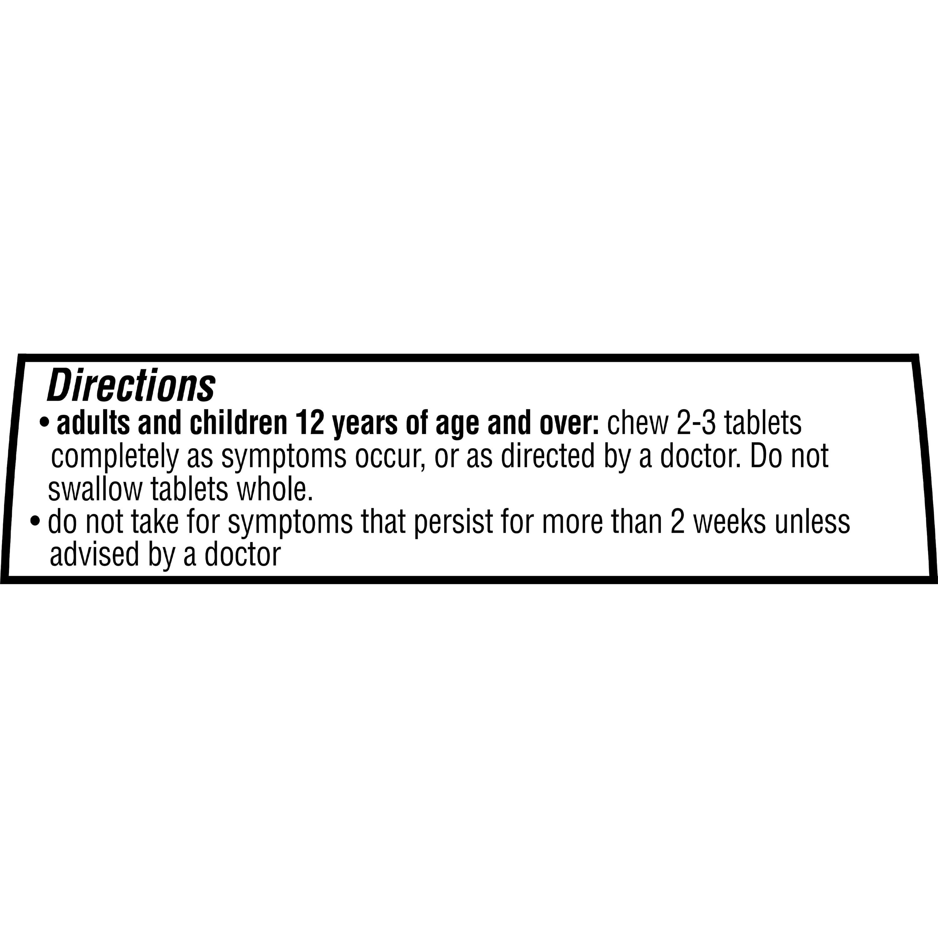 Equate Ultra Strength Antacid Tablets, Twin Pack