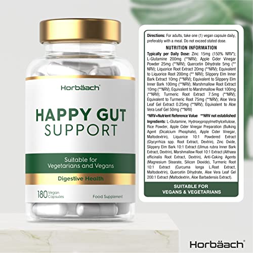 Gut Health Support – 180 Vegan Capsules
