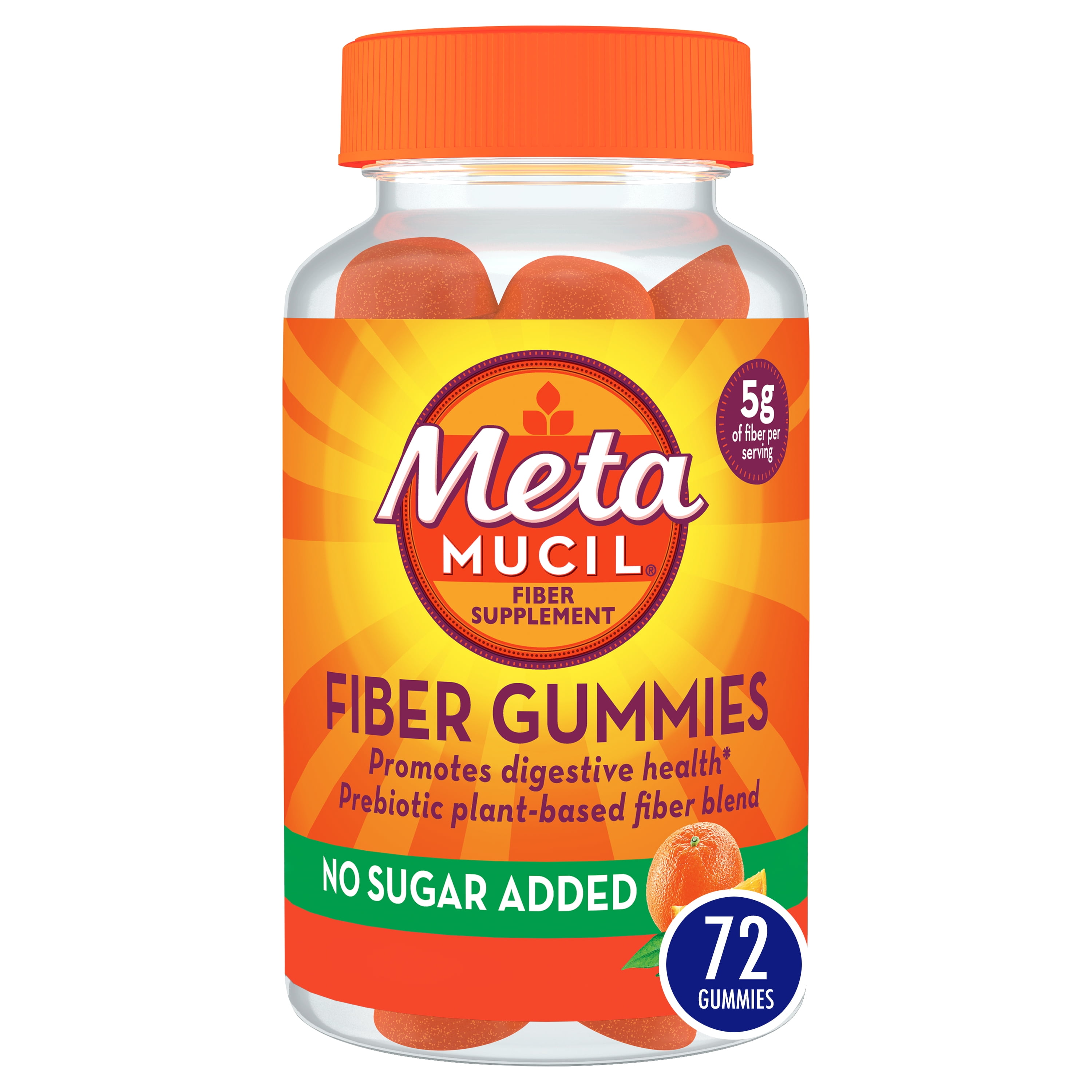 Metamucil Fiber Gummies for Digestive Health, 72 Ct
