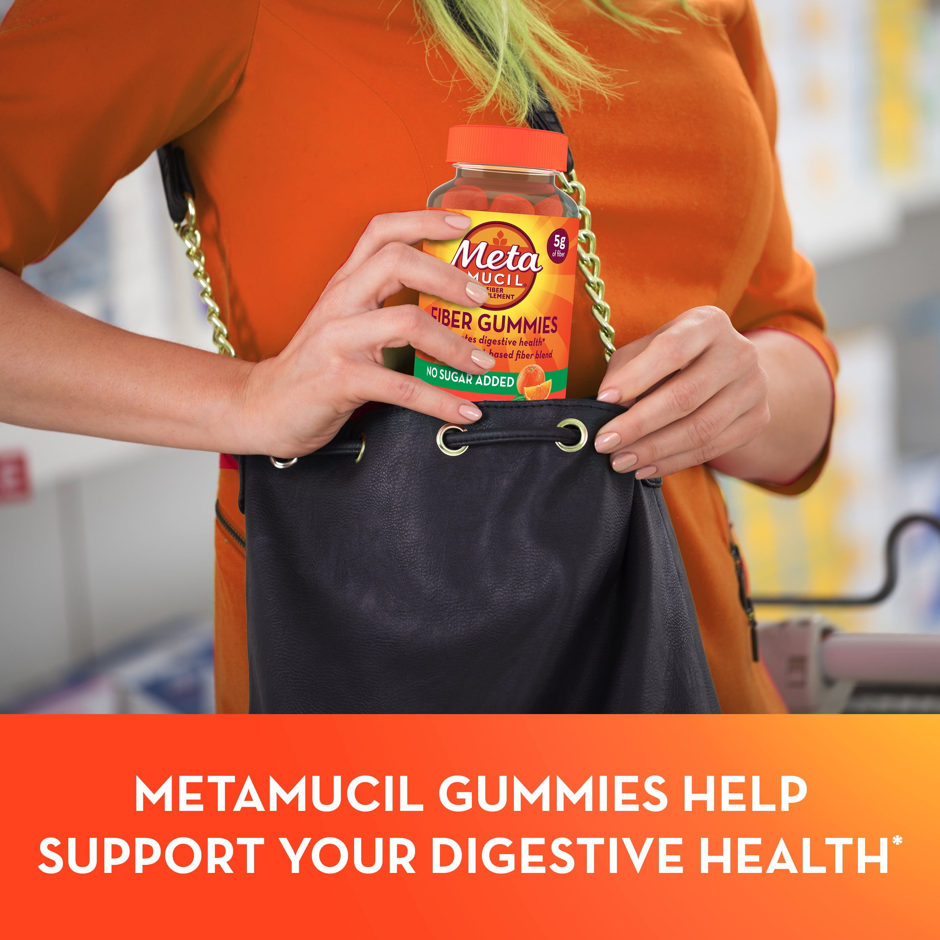 Metamucil Fiber Gummies for Digestive Health, 72 Ct