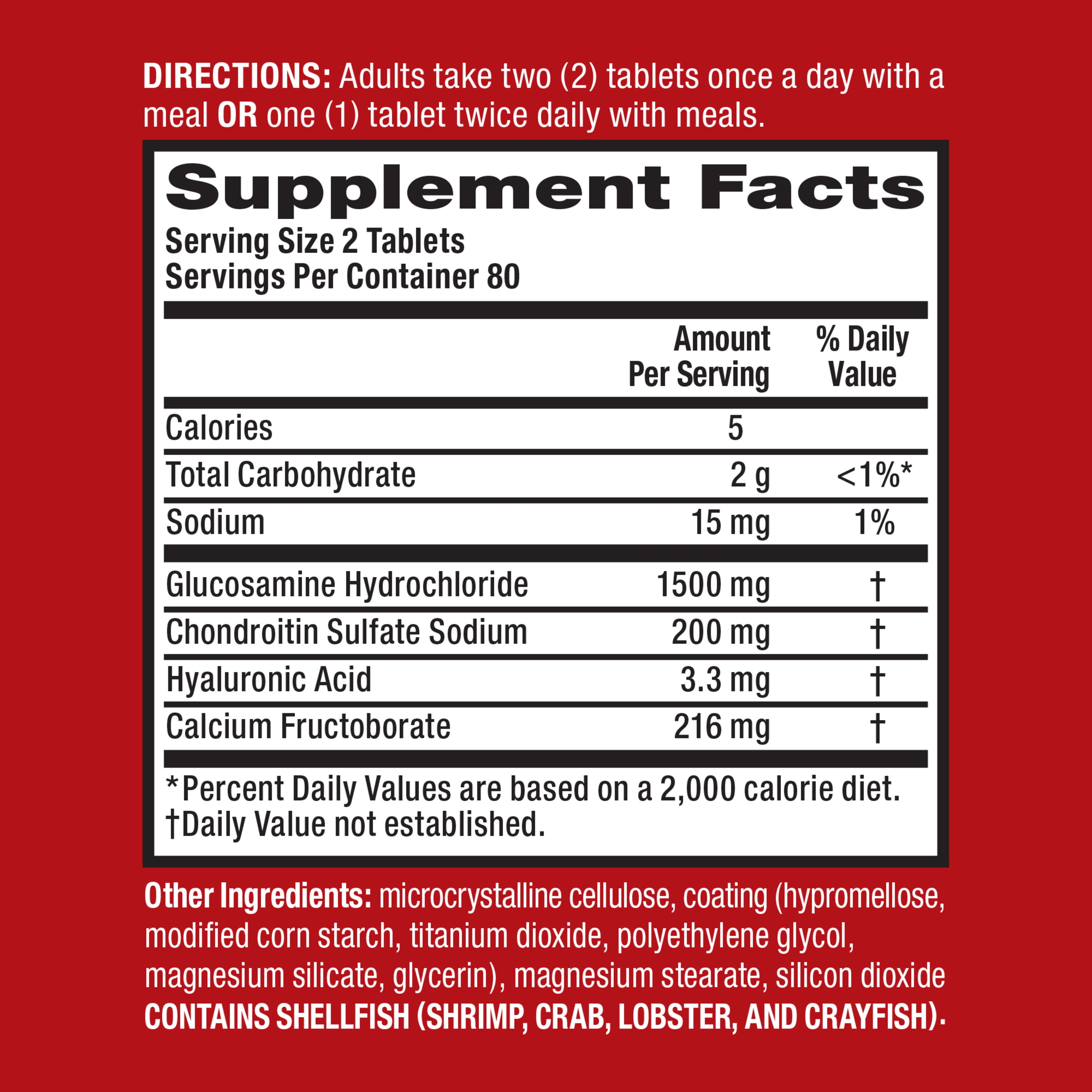 Move Free Advanced Glucosamine Chondroitin Tablets