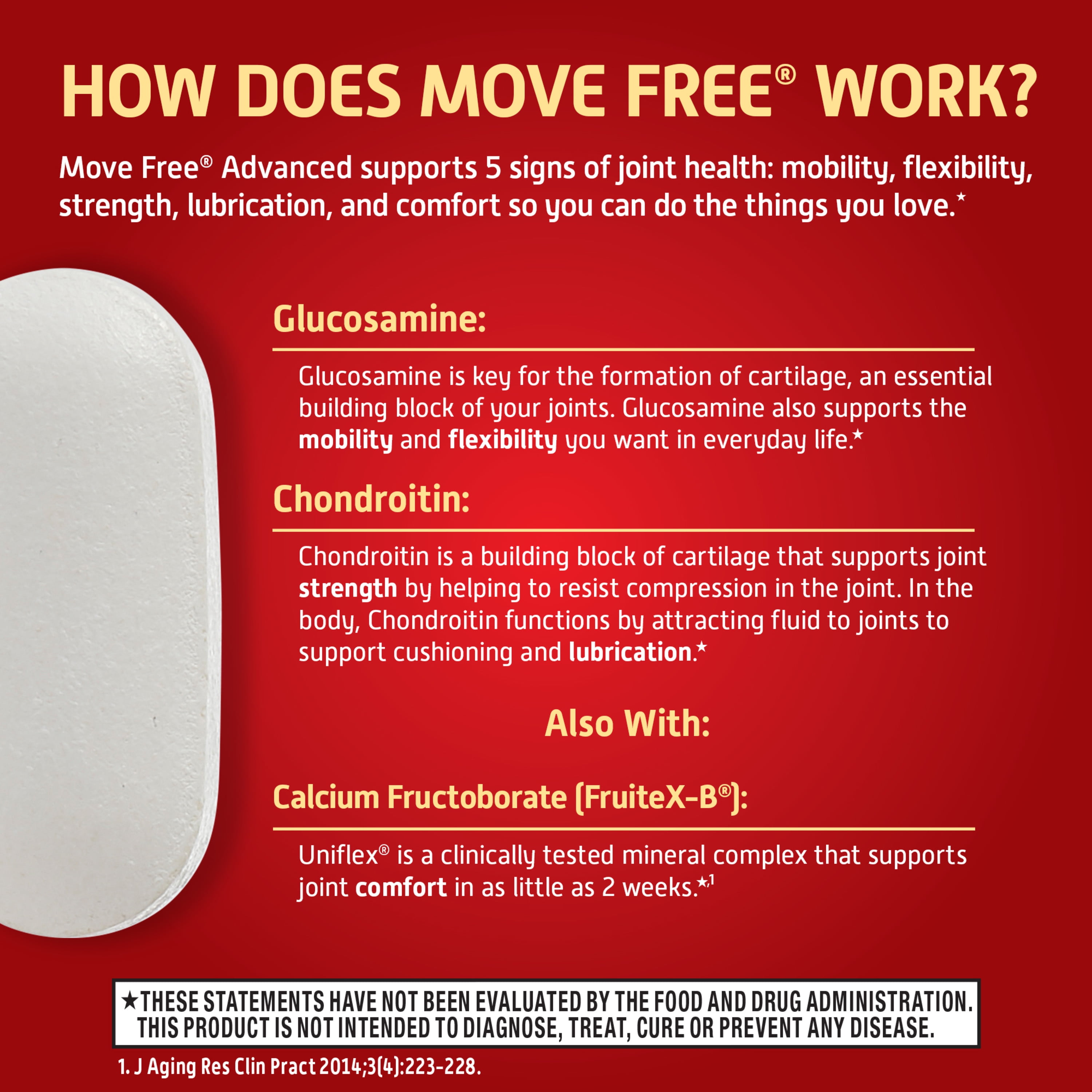 Move Free Advanced Glucosamine Chondroitin Tablets
