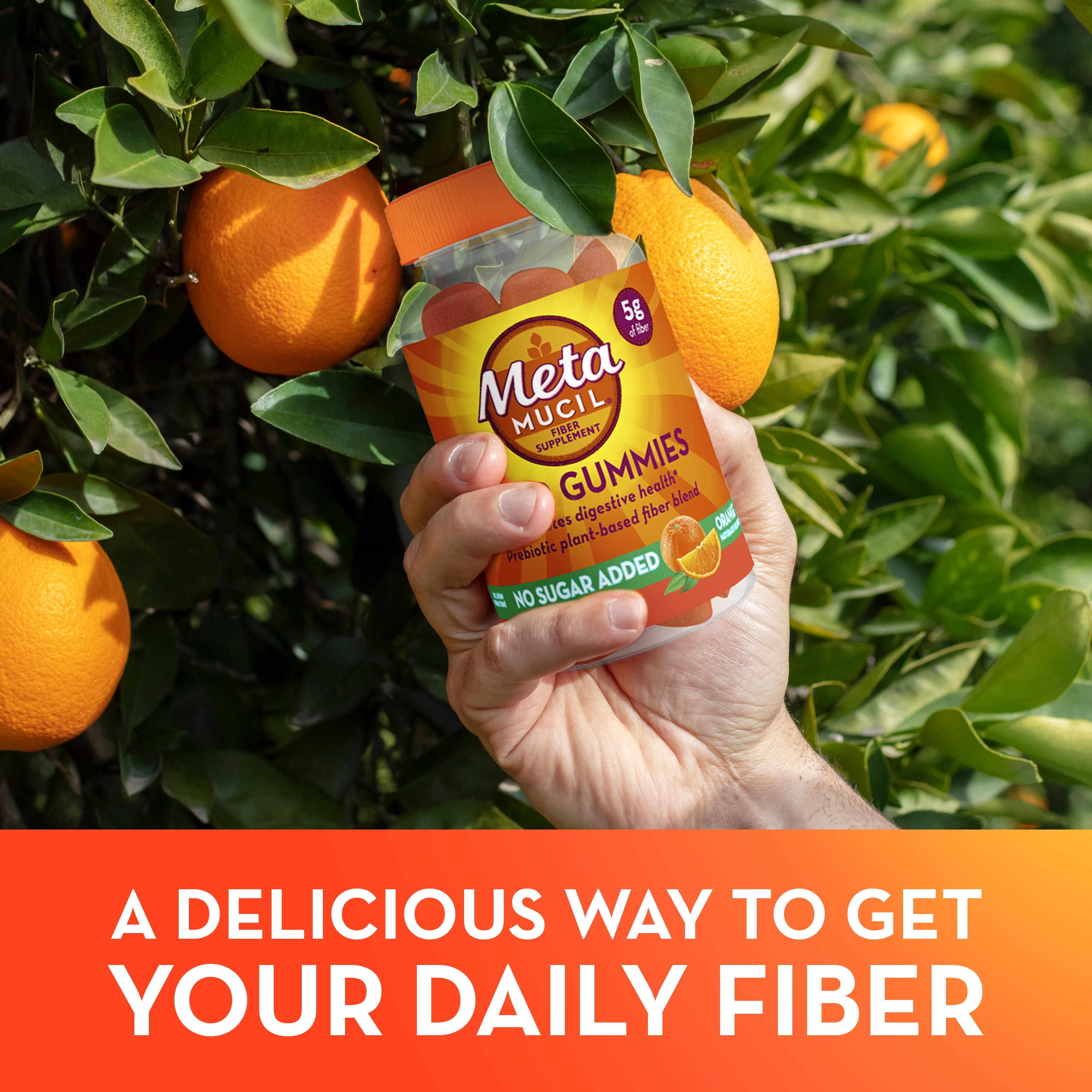 Metamucil Fiber Gummies for Digestive Health, 72 Ct