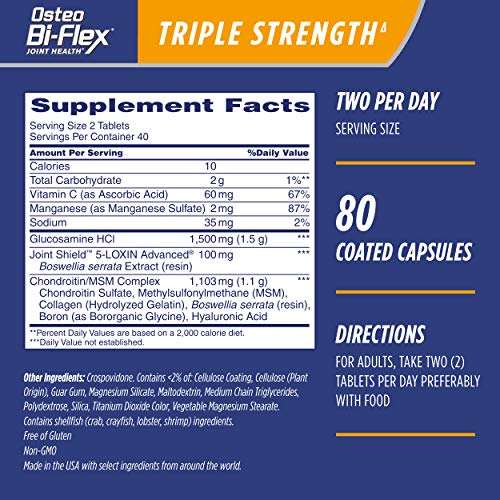 Osteo Bi-Flex Triple Strength Glucosamine Chondroitin Tablets