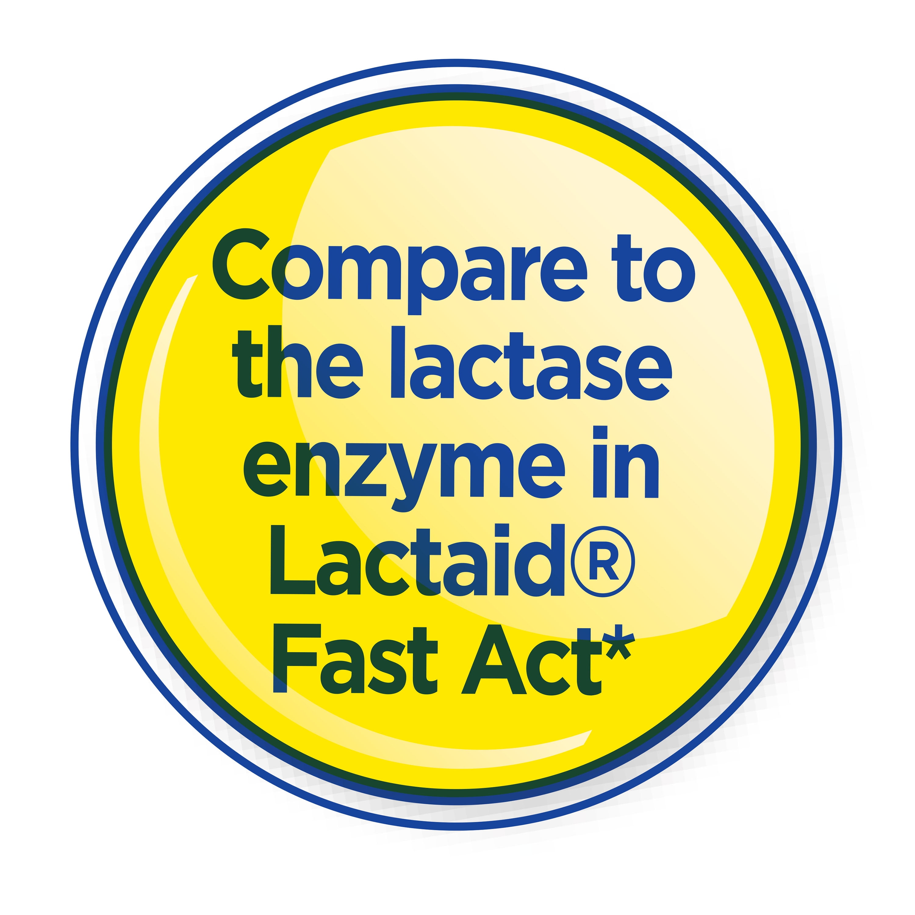 Equate Fast Acting Dairy Digestive Supplements, 60 Count