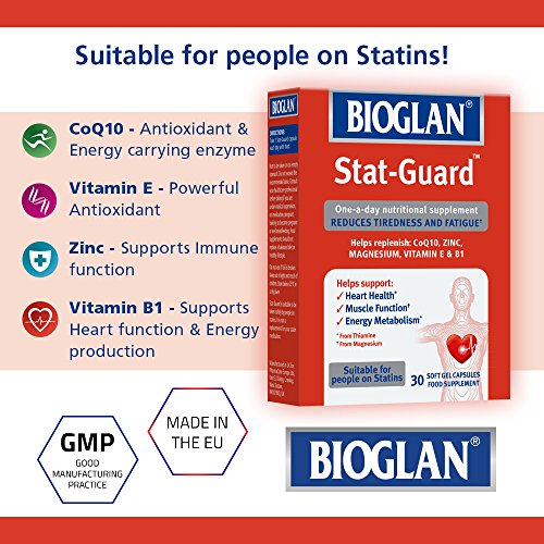 Bioglan Stat Guard: CoQ10, Zinc & Vitamins 30 Capsules