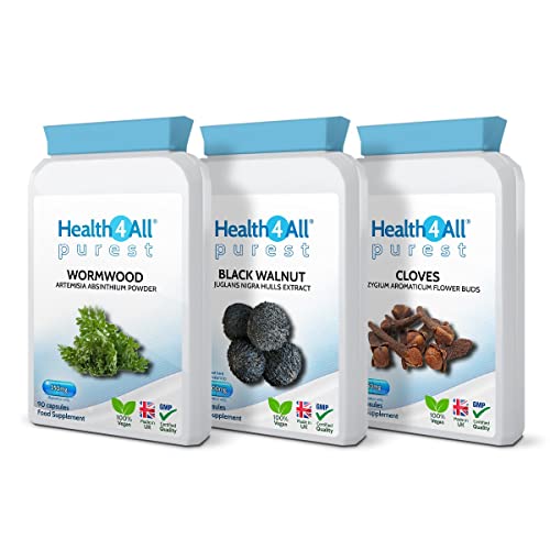 Digestive Dewormer Detox: Wormwood, Black Walnut, Cloves