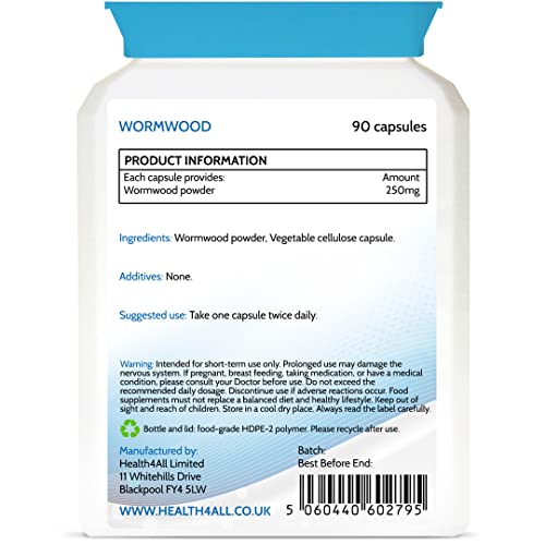 Digestive Dewormer Detox: Wormwood, Black Walnut, Cloves