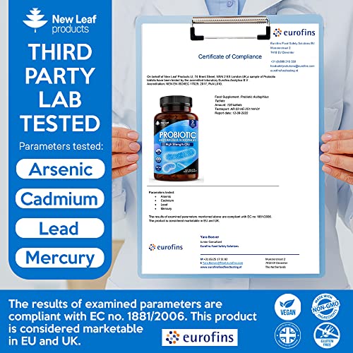 High Strength Acidophilus Probiotic Tablets for Gut Health