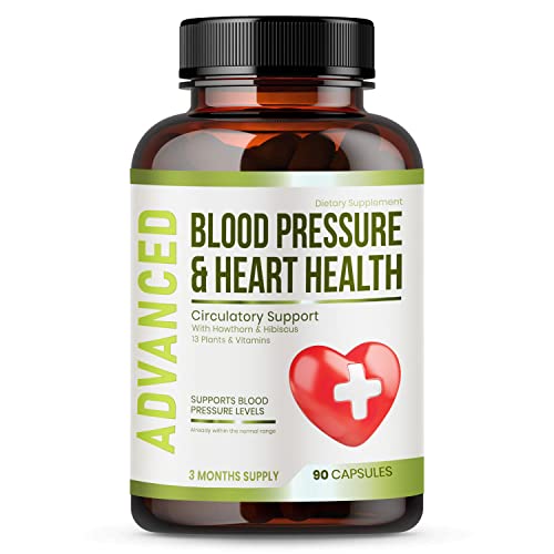 Heart Health Blood Pressure Support with Hawthorn & Hibiscus
