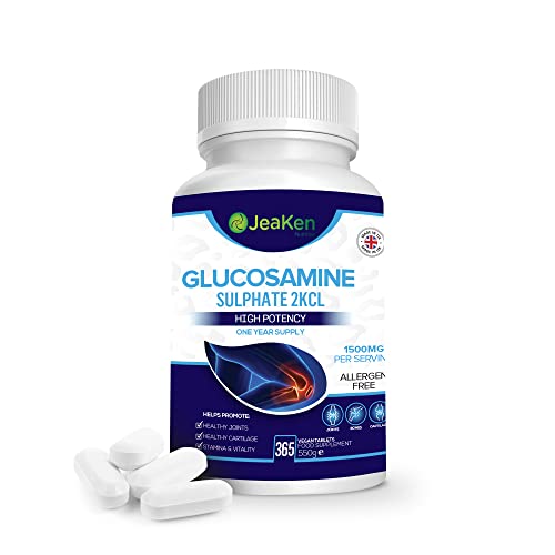 Vegan Glucosamine Sulfate 1500 mg - 365 Tablets