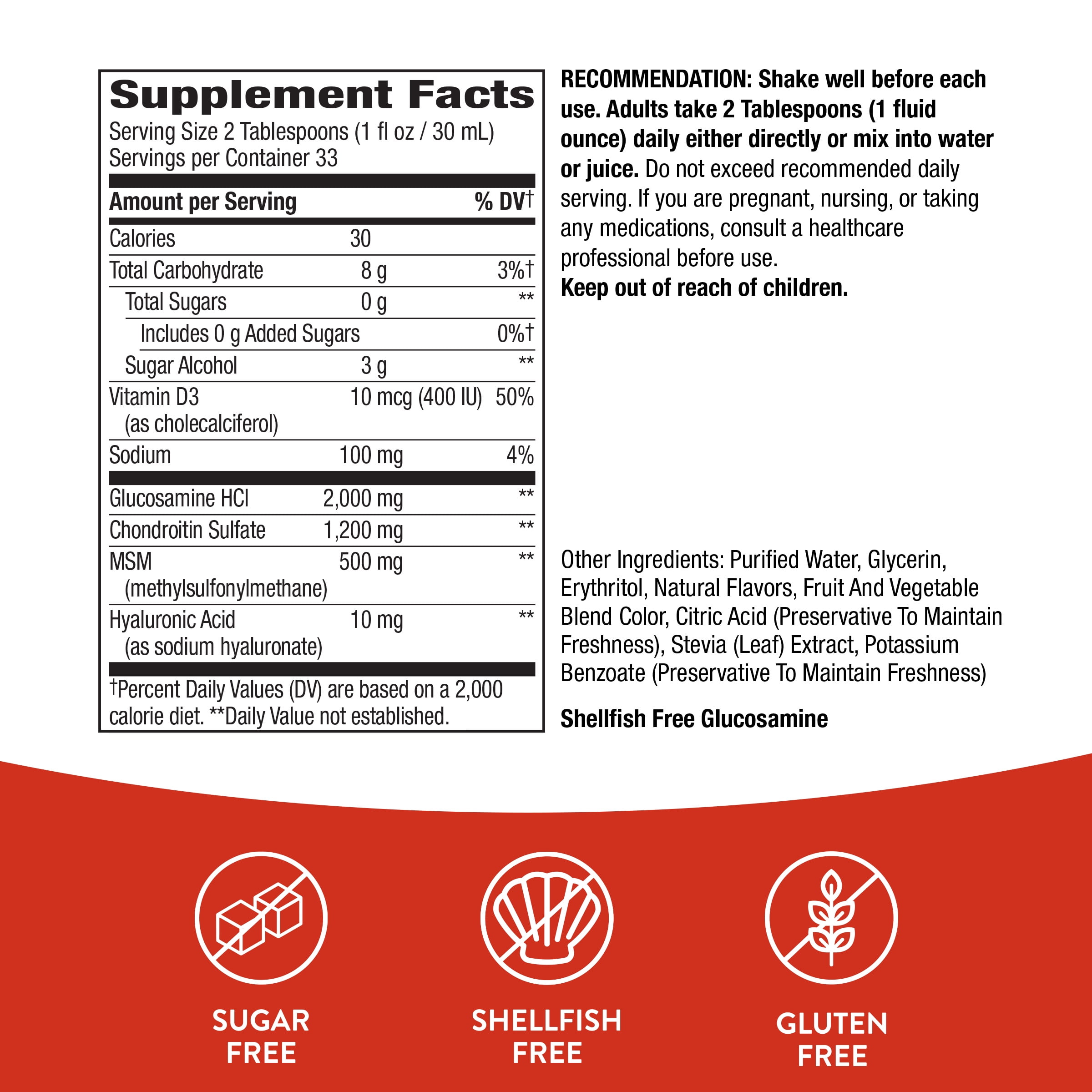 Nature's Way Joint Movement Glucosamine Liquid Supplement