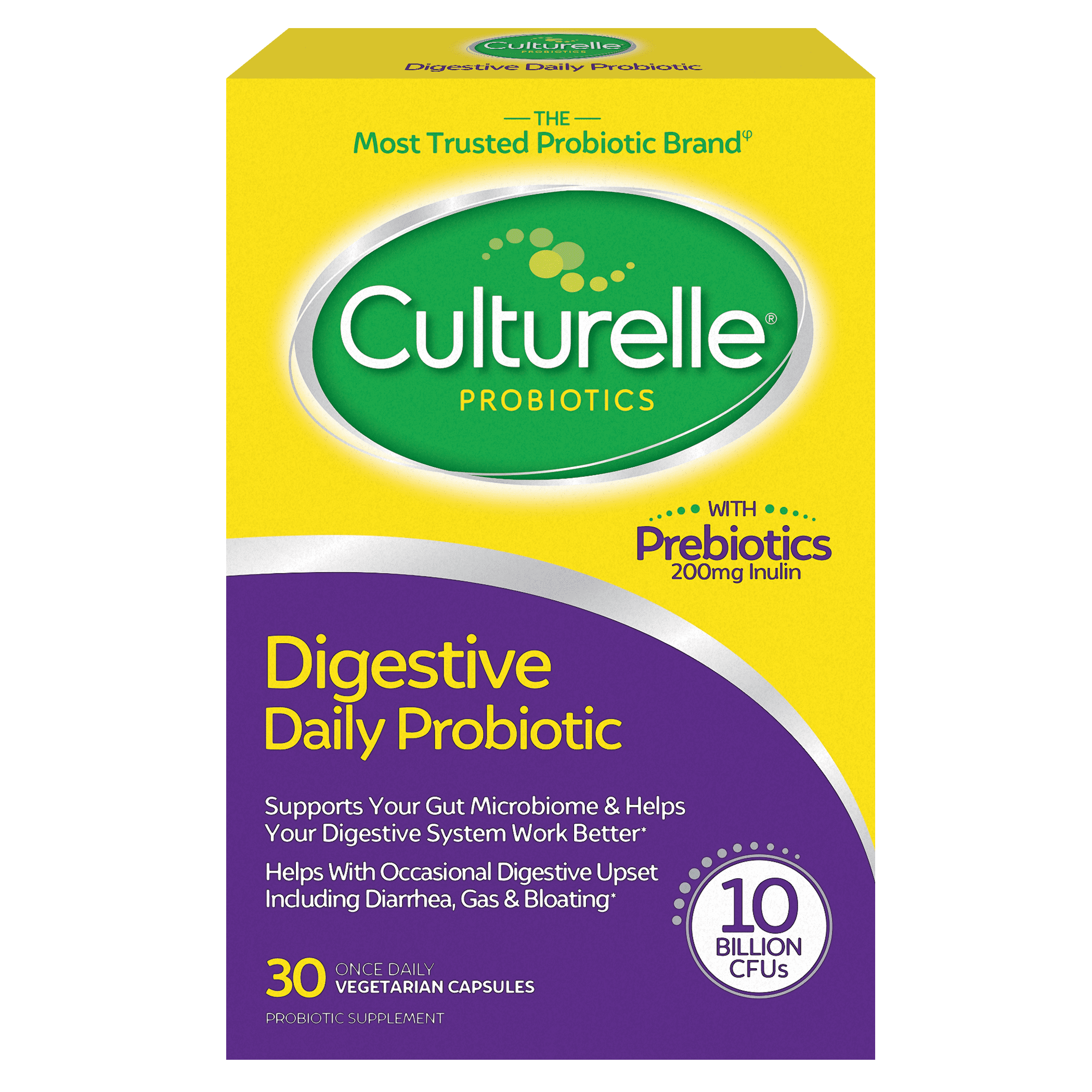 Culturelle Daily Probiotic for Digestive Health, 30 Caps