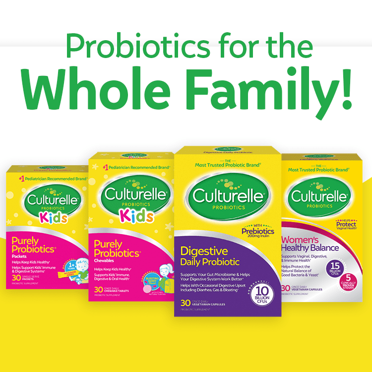 Culturelle Daily Probiotic for Digestive Health, 30 Caps